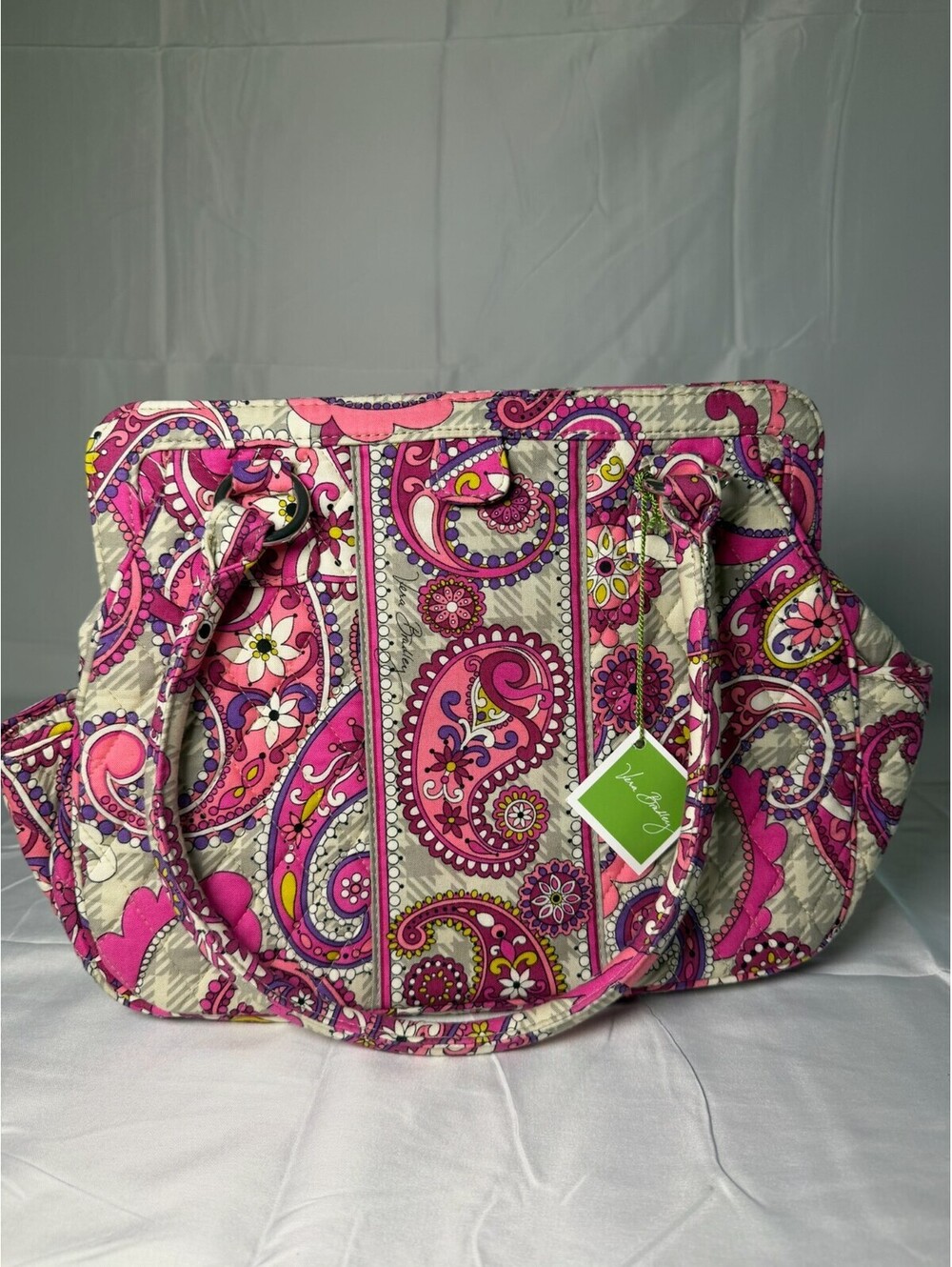 NWT Vera Bradley Framed Bag Paisley Meets Plaid